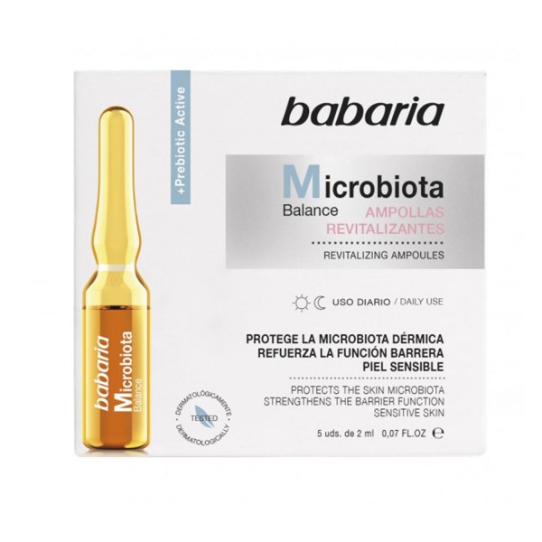 Babaria Microbiota Balance Ampollas Revitalizantes Piel Sensible 5 uds