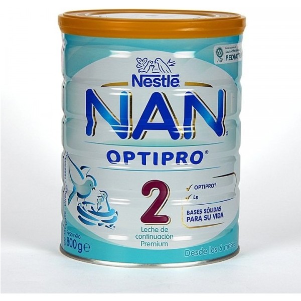 Nan 2 Fórmula Infantil 800 Gramos – Nutrición Completa para Bebés