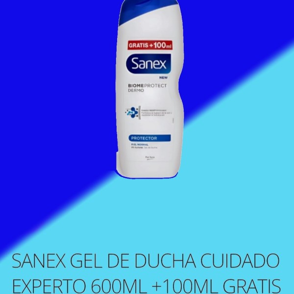 Sanex Gel de Ducha Cuidado Experto 600 ml + 100 ml gratis