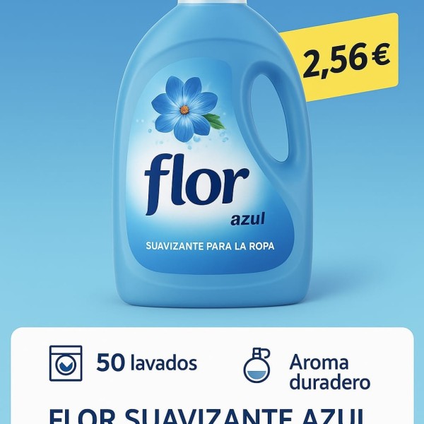 Flor Suavizante Azul 50 Lavados (2 L)
